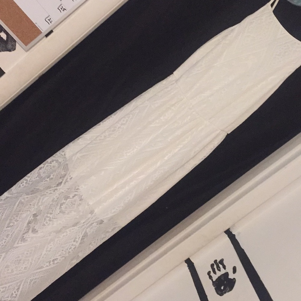 All white Dress